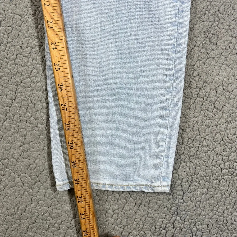 J.Crew 484 Slim Fit Stretch Denim Jeans Light Wash Blue Mens 32x32 BO849